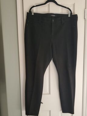 Liverpool  Black Suede Like  Pants Sz 18w